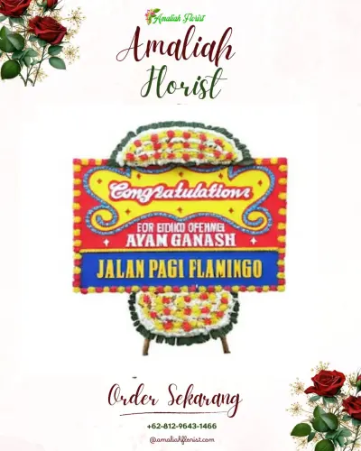 Bunga Papan Congratulation di Bubulak